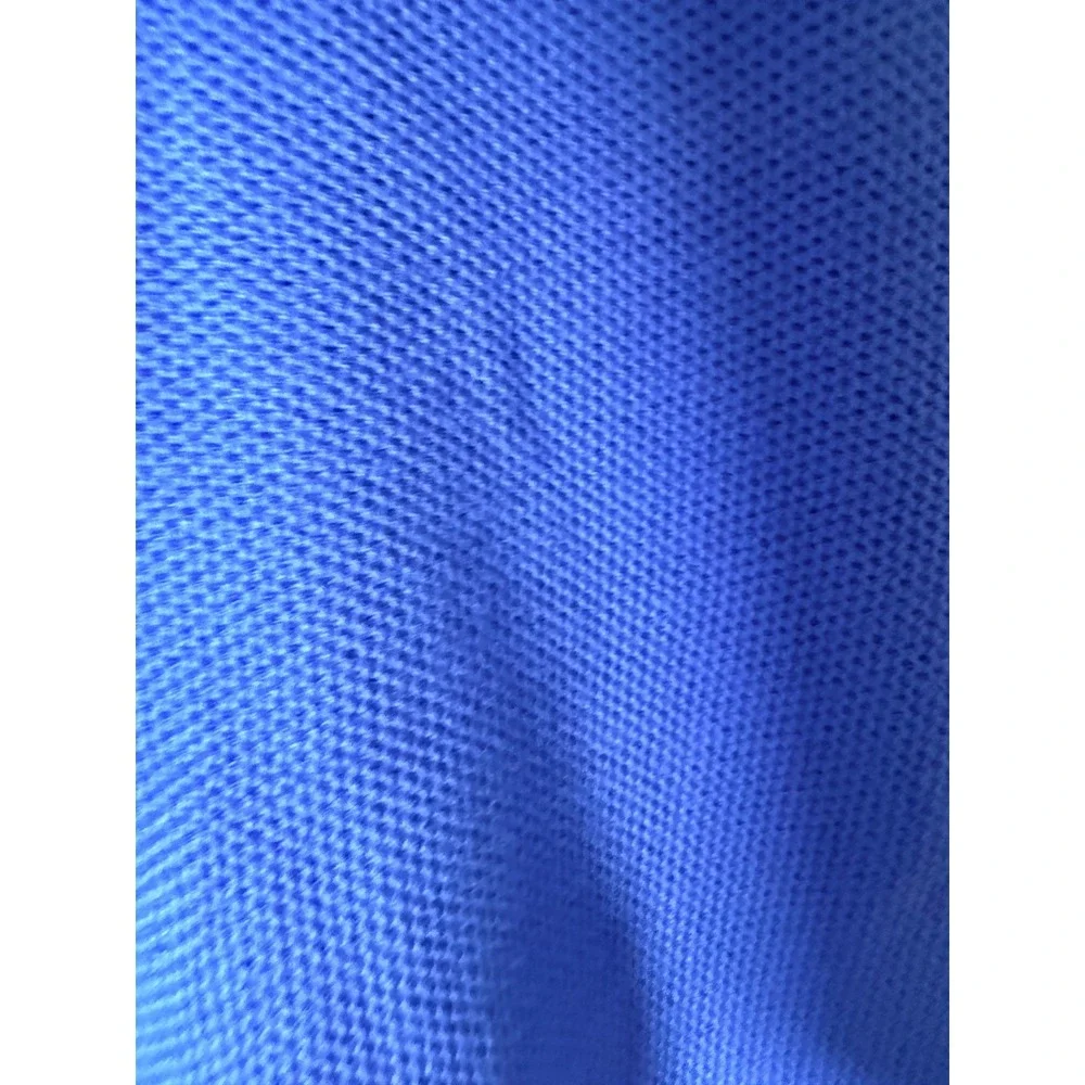 Banana Republic Mens XXL Royal Blue Organic Cotton Honeycomb Crew Sweater 582936